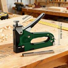 1 pieza Grapadora manual de uso pesado, excelente para reparaciones de carpintería del hogar, proyectos DIY y manualidades (sin grapas) - Pistola de clavos manual (clavos no incluidos) - Ver 17