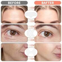 11pcs/Set Reusable Facial & Bust Anti-WrinkleBeauty Peel-Off Mask Patches To Enhance SkinRadiance - Multicolor - View 5