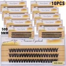 10 Boxes 10D-50D 600pcs Individual Lash Clusters 9-14mm Soft Lightweight Reusable False Eyelashes Makeup Natural,Fluffy,Wispy,Soft,Reusable - View 35