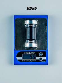 ZRACE BB86 24mm 压入式中轴，铝合金 CNC 加工中轴 - 黑色 - 查看 7