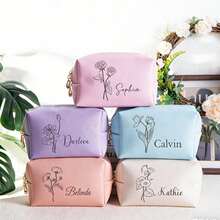 1 Túi Trang Điểm Tùy Chỉnh Tên - Túi Mỹ Phẩm Chữ Cá Nhân Hóa, Túi Đồ Dùng Vệ Sinh Bằng Da, Túi Cho Phù Dâu Theo Tháng Sinh, Quà Tặng Cho Tiệc Cưới, Quà Tặng Tiệc Độc Thân, Túi Trang Điểm Chữ Đa Chức Năng, Dung Tích Lớn, Tiện Dụng, Có Thể Gấp Gọn, Thực Tế, Đa Mục Đích, Tối Giản, Kawaii, Phong Cách Kỳ Nghỉ/Lễ Hội, Thường Ngày, Màu Hồng Nóng Cơ Bản Túi Trang Điểm Tùy Chỉnh Tên - Túi Mỹ Phẩm Chữ Cá Nhân Hóa, Túi Đồ Dùng Vệ Sinh Bằng Da, Túi Cho Phù Dâu Theo Tháng Sinh, Quà Tặng Cho Tiệc Cưới, Phong Cách Năm Mới, Phụ Kiện Tóc Cho Phụ Nữ - Nhiều màu - Xem 4