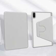 适用于荣耀 X9A 2025/X8A/X9 11.5/V8Pro/V9/10/9/8 的旋转支架平板保护套，也适用于华为 Matepad X7 8.7 2025/11/SE10.4/SE 11/Air 11.5/11.5s/Pro12.2/Galaxy Tab A9/A9 Plus/A11/A11 Plus/S9/S9 FE/S10 Lite/S10 FE/S11 的平板保护套/折叠保护壳 - 灰色 - 查看 6