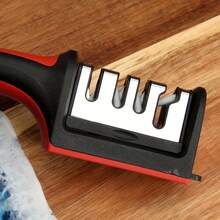 1pc Super Powerful 3-Stage Professional Knife Sharpener - Tungsten Steel, Diamond And Ceramic Blades Suitable For Kitchen And Outdoor - Portable Multi-Function Sharpening And Honing Tool - Multicolor - View 10