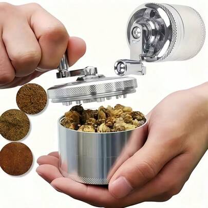 Máy xay và nghiền thủ công hạng nặng - Món quà Giáng sinh hoàn hảo cho những người đam mê nấu nướng! Hoạt động bằng tay quay để xay gia vị, thảo mộc và cà phê - Không cần điện, thích hợp sử dụng khi cắm trại và trong nhà bếp - Bền bỉ và dễ sử dụng cho các đầu bếp tại gia.