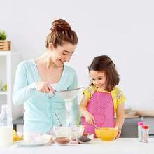 4pcs Kids Chef Cooking & Baking Set, Includes Apron, Chef Hat And Cooking Utensils, Dress Up And Pretend Play Kitchen Toys, Birthday Gift For Girls And Boys - Multicolor - View 5