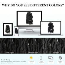 Set Of 3 Packs 8 Inch Short Faux Locs Crochet Hair Synthetic Dreadlock Crochet Hair Designed For Everyday Use Distressed Butterfly Locs For Women, Pre-Looped & Easy To Install Very Suitable For Daily Use As Well As Parties. - Multicolor - View 11