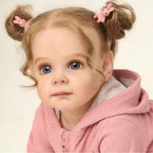 Ziyiui 22 Inches - 55 Cm Newborn Baby Girl Dolls Vinyl Baby Doll Cotton Body Reborn Baby Dolls Looks Like A Real Doll ,Perfect Birthday Holiday Gift For Kids 3+, Suitable For Play, Collection And Home Decor, Role Play Early Education Responsibility Training,Girls Toys,Baby Dolls, - 混合 - 查看 10