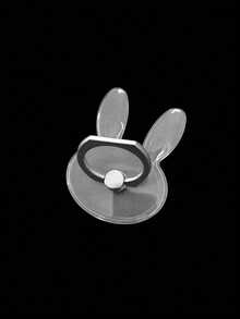 1个透明锌合金水钻手机指环支架，可爱慵懒桌面手机指环支架 - 彩色 - 查看 6