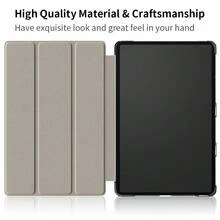 Tri-Fold Tablet Case With Pen Slot Compatible With Pad 2 2025/Mipad 8 Pro (11.2-Inch) Smart Protective Cover PU Material Auto Sleep/Wake Function - Black - View 10