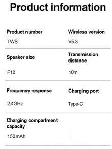 新款睡眠无线蓝牙耳机迷你耳机TWS立体声耳机适用于所有智能手机 - 查看 8