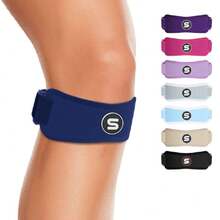 Sleeve Stars Knee Brace With Patellar Tendon Support Strap For Children, Youth, Women And Men With 3 Lengths, Knee Strap By Swedish Brand Osgood Schlat, 41940359 - 薄荷藍 - 查看 1