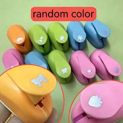 Colorful Embossed Perforated Set - DIY Scrapbooking, Cards And Journaling Decorations, Includes Various Design Patterns | Portable Craft Tools With Heart And Star Patterns