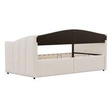 Sofa Bed Frame - Beige + Upholstered + Bedroom - View 10