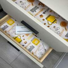 4/6/8片装多功能防潮垫，冰箱垫、抽屉垫、橱柜垫，防水防尘可裁剪垫，经济实用，提升居家生活品质。低调却极其有用——防止冰箱结露，保护抽屉免受刮擦，保持物品清洁整齐！ - 咖啡片狀 - 查看 9