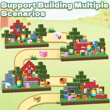 326pcs Animal Forest Magnetic Stacking Blocks, Magnetic Puzzle, Cube Construction Toy, STEM Toy, Creative 3D Assembly Set, Montessori DIY Puzzle Cube Construction Toy, Creative Stacking Musical Toy, Ideal Birthday Or Holiday Gift (Some Colors Random) - Multicolor - View 3