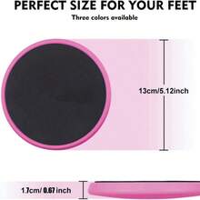 芭蕾旋转板，芭蕾旋转舞蹈板，防滑表面舞蹈器材，适用于啦啦队员、舞蹈演员、体操运动员 - 彩色 - 查看 8