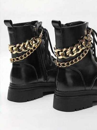 2 piezas de cadena de acrílico de moda, ligera y fácil de usar, adecuada para decoración de botas, accesorios DIY geniales