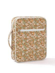 1pc Women's Bible Cover Set, Large Quilted Bible Sleeve With Handle, Floral Pattern Storage Bag, Velvet Letter Quilted Bible Tote Bag, Tablet Storage Bag, Portable Stationery Organizer, Suitable For Girls Bible Study Supplies, Christian Women's Gift, Letter Patchwork Bible Cover Soft Zipper Tote Bag, Unisex Church Bag, Book Storage, Religious Gift (Includes Bag Only, No Pen, Notebook Or Sticky Notes) - Multicolor - View 20