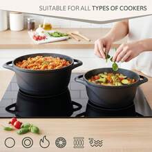 Briebe Cookware Sets - Black - View 6
