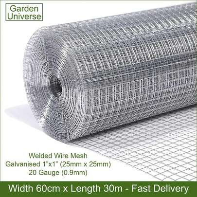 Welded Wire Mesh Galvanised Garden Universe H 60cm X L 30m Fence Chicken Rabbit