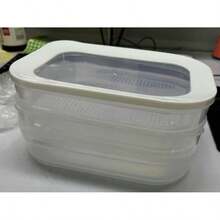 4-Layer Stackable Food Storage Containers, Refrigerator Storage Boxes, Stackable, Airtight, Leak-Proof Design, Reusable For Fridge And Freezer, Suitable For Cheese, Beef Rolls, Shrimp, Etc., Practical And Aesthetic Storage Trays And Kitchen Accessories - Multicolor - View 10