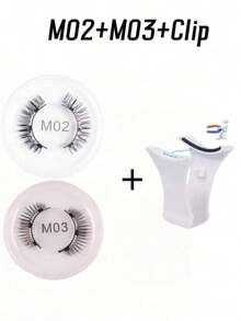 Pestañas postizas adecuadas para el maquillaje diario, se pueden regalar a la novia - Multicolor - Ver 23