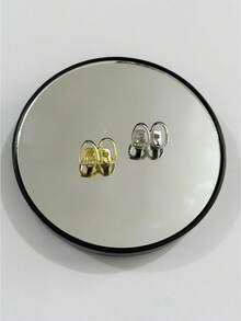 4pcs/Set Hollow Teeth Grillz, Personalized Hip Hop Jewelry Accessories For Daily Wear, Unisex - Multicolor - View 4