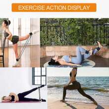 1Set Thicken Latex Gym Rubber Pull Rope Resistance Band Fitness Training Trainer Taekwondo Kick - Multicolor - View 6