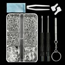 Eyeglasses Repair Kit - Eyeglasses Repair Tool Box, Watch Repair Tool Box - Eyeglasses Screws Set, Includes Precision Screws, Screwdrivers, Frame Repair Nose Pads, Durable Eyeglasses Repair Tools - Multicolor - View 5