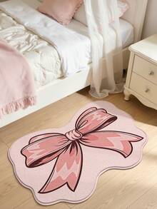 B.DUCK 1 pieza Alfombra con forma de lazo rosa, alfombra con patrón de lazo rosa de dibujos animados, adecuada para baño, cocina, exterior, interior, pasillo, dormitorio, sala de estar, lavable a máquina, base antideslizante, esencial para dormitorio y baño, decoración de invierno, decoración de habitación, decoración navideña, alfombra decorativa, accesorios de baño, decoración interior, alfombra de exterior - Sombras de mariposas y luz que fluye - Ver 6