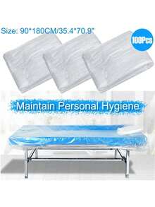 100 tấm màng nhựa dùng một lần bảo vệ ghế sofa/nệm, 80*180cm, dùng cho giường massage SPA. - Nhiều màu - Xem 6