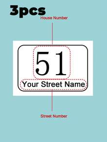 Adesivo personalizzato per pattumiera da 10x15cm - Decora la tua pattumiera con numero civico e nome strada, design orizzontale per facile identificazione, impermeabile e durevole, regalo di inaugurazione casa, coppia, genitore, famiglia, amico, organizzatore da viaggio - Multicolore - Visualizzare 10