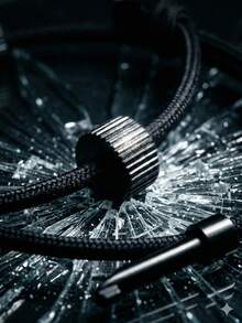 ZIRUISP Survival Bracelet - Men's Emergency Car Window Breaker Bracelet, Tungsten Steel Glass Breaker Escape Tool, Adjustable Automotive Safety Gear, Couple Gift, Adjustable Hidden Design - Black - View 3