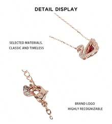 Swarovski Swan Lady Necklace 5614123 - Red 5614123 - View 7