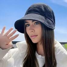 1pc Women's Foldable Wide Brim Sun Hat, Beach Hat For Summer, UV Protection - A - View 1