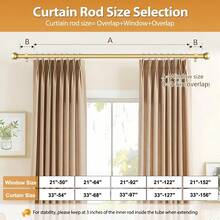 1 Set Suitable For 24-156 Inches, 5/8 Inch Decorative Shower Curtain Rod Set, Gold Splice Single Window Curtain Rod For Bathroom, Bedroom, Living Room, Outdoor Patio, Kitchen, Small Curtain Rod - Golden Sphere - View 4