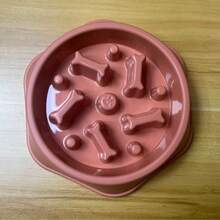 宠物用品 - 狗狗防噎慢食器，骨头形糖果色，猫咪慢食碗，金毛大型犬防溢防噎碗，宠物慢食碗 - 彩色 - 查看 14