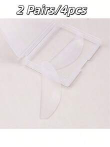 1对可重复使用的睫毛提升垫，柔软的睫毛夹垫，超薄可重复使用的睫毛提升垫，适用于睫毛烫、染色或嫁接，附带包装盒，也适用于眉毛染色和提升，是美睫沙龙和DIY的理想之选。 - 彩色 - 查看 18