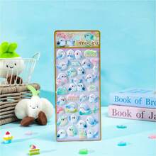 Foam Stickers, Cartoon Animal Bubble Stickers, 3D Phone Case Decorative Stickers, Candy Sealing Stickers - 彩色 - 查看 11