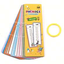 1 Set Of 600 English Alphabet Flashcards, Personalized Reusable Home Learning Cards, Reading Cards, Learning Aid, Birthday Gift, Christmas Gift, Learning Gift - Multicolor - View 2