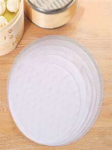 [10pcs Reusable Steaming Pads] 10pcs Reusable Non-Stick Silicone Steaming Mesh Pads | Easy-Clean Steamer Mat Set For Cooking - View 2