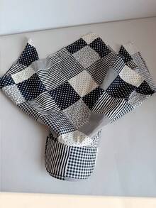 1pc Men's Printed Bandana Baseball Cap, Fashionable Headwrap Hat, Leopard Polka Dot Plaid Headscarf Cap, Suitable For Daily Street & Holiday Wear - Multicolor - View 6