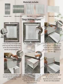 1 Piece Black Shoe Rack 3/4/5/6/7 Tier, Minimalist Multi-Layer Home Shoe Cabinet, Dustproof Shoe Box, High Capacity Indoor Shoe Organizer - View 3