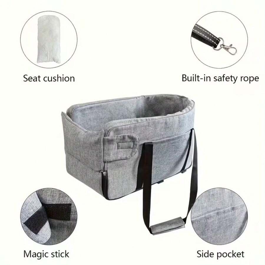 Pet Car Seat Cushion, Cat Dog Carrier Bag, Suitable For Small/Medium Pets