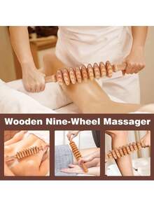 6-In-1 Wooden Massage Tool Set, Shaping Massage Kit, Wooden Therapy Tools For Relieving Muscle Pain, Shaping, Contouring And Reducing Cellulite - Multicolor - View 10