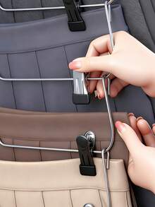 Multi-Layer Pants Hanger Rack, Non-Slip Trousers Organizer, Multifunctional Clothes Rack, Vertical Storage For Multiple Garments, Space-Saving Wardrobe Storage Accessory Necessity - Multicolor - View 9