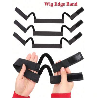 Băng đô ren kiểu dáng mới có móc tai, băng đô ren rộng 3cm, băng đô ren đen viền ren phía trước, băng đô ren điều chỉnh được để bảo vệ tai.