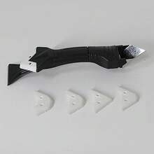 1 套三合一硅胶密封工具，带不锈钢头 - 适用于密封、清洁和刮除粘合剂 - 塑料手柄，易于使用，密封工具 | 符合人体工程学的手柄 | 塑料 - 彩色 - 查看 11