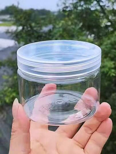 20/6/2pcs Sealed Cereal Storage Jars, Kitchen Storage Boxes With Lids, Transparent Airtight Containers, Jewelry Organizer, Elastic Hair Bands, Gift Storage Jars