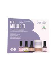 Kit Molde F1 Baby Boomer Gel + Preparadores - Beltrat - 5Pcs - Visão 1